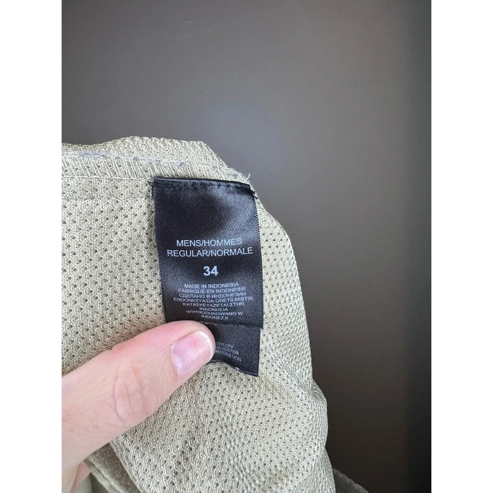 The North Face‎ Mens 34 Convertible Hiking Pants Tan Khaki Zip Off Cargo Trail